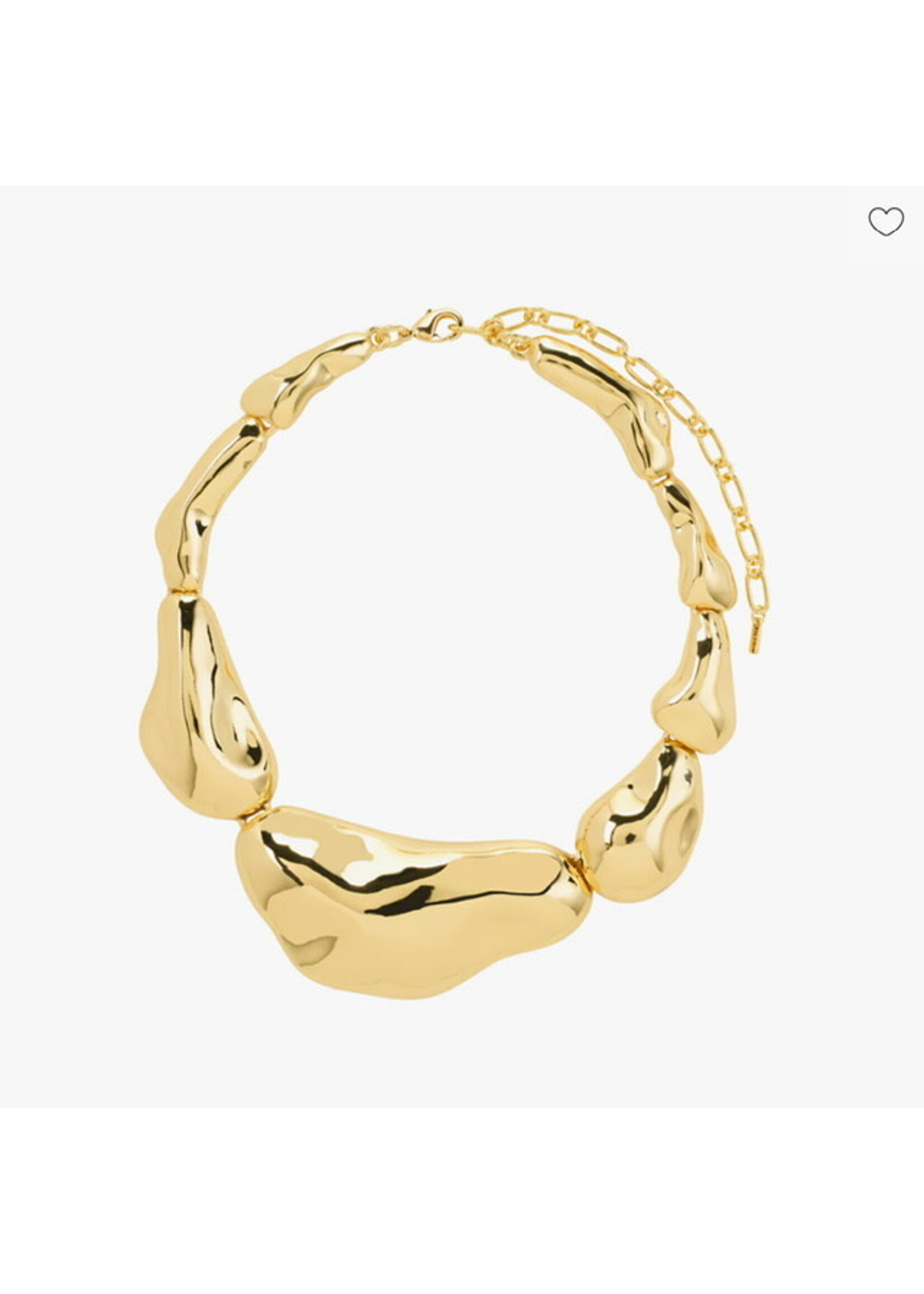 Pilgrim FREE statement necklace gold-plated