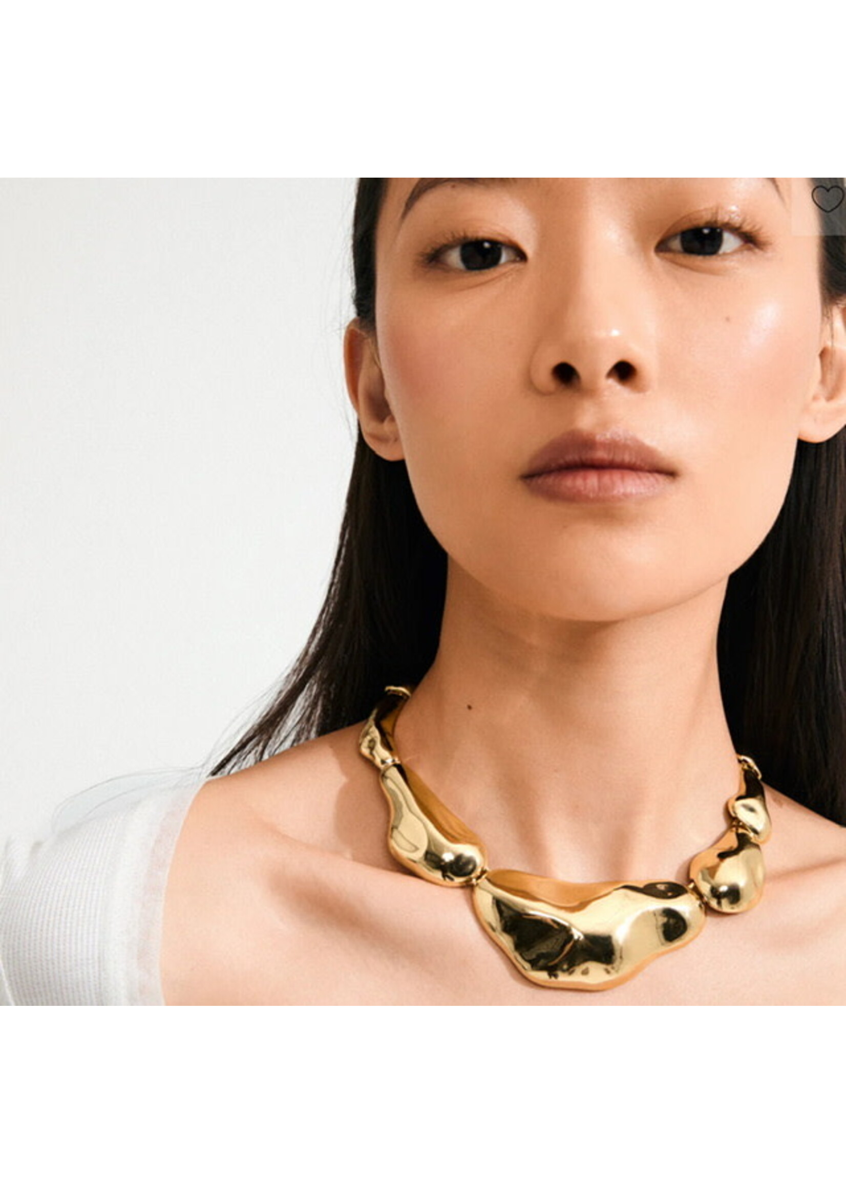 Pilgrim FREE statement necklace gold-plated
