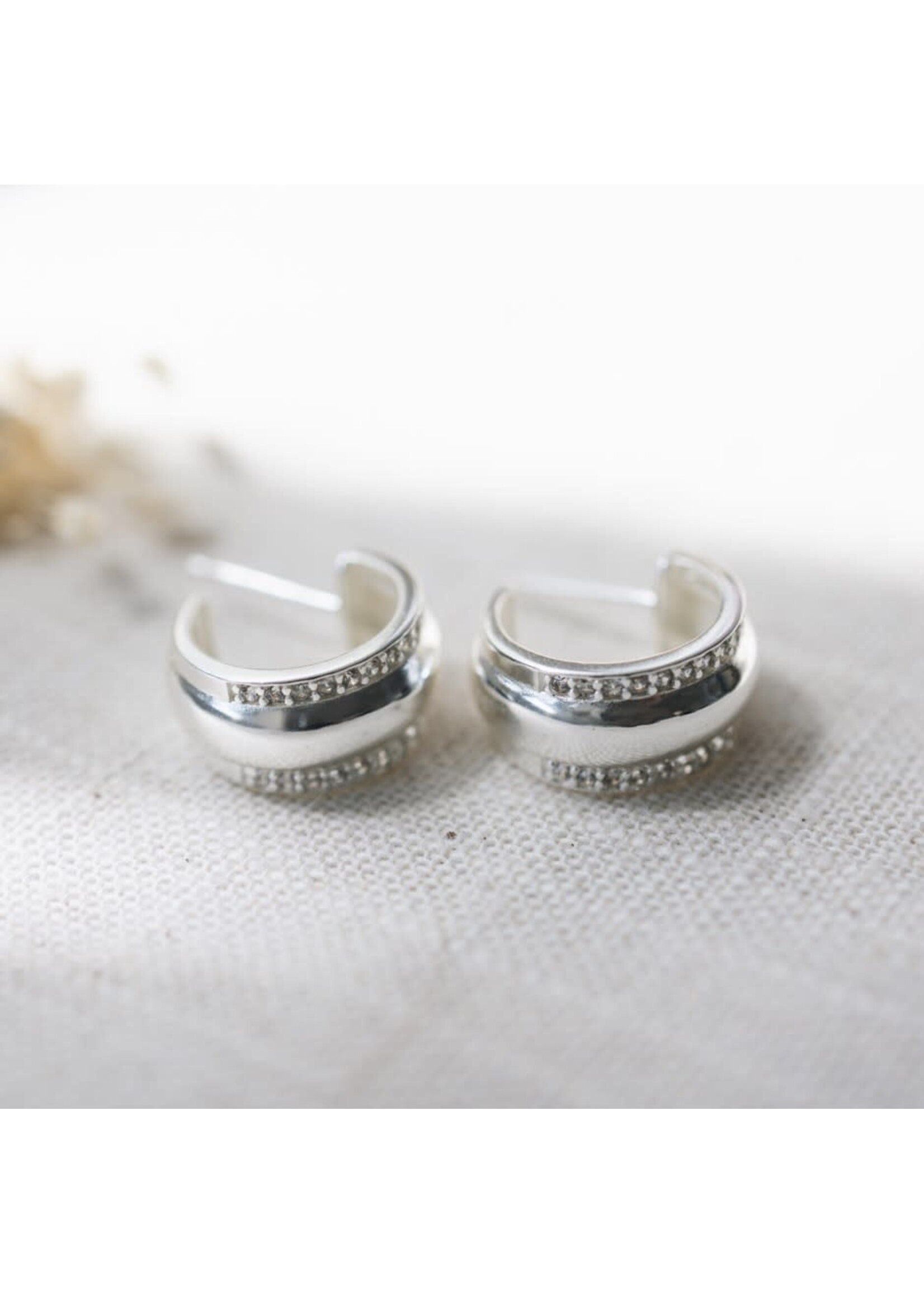 Glee Raisa Hoops-silver