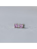 Glee Shimmer Studs-gold-pink