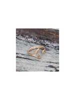 Glee Whale Ring-gold
