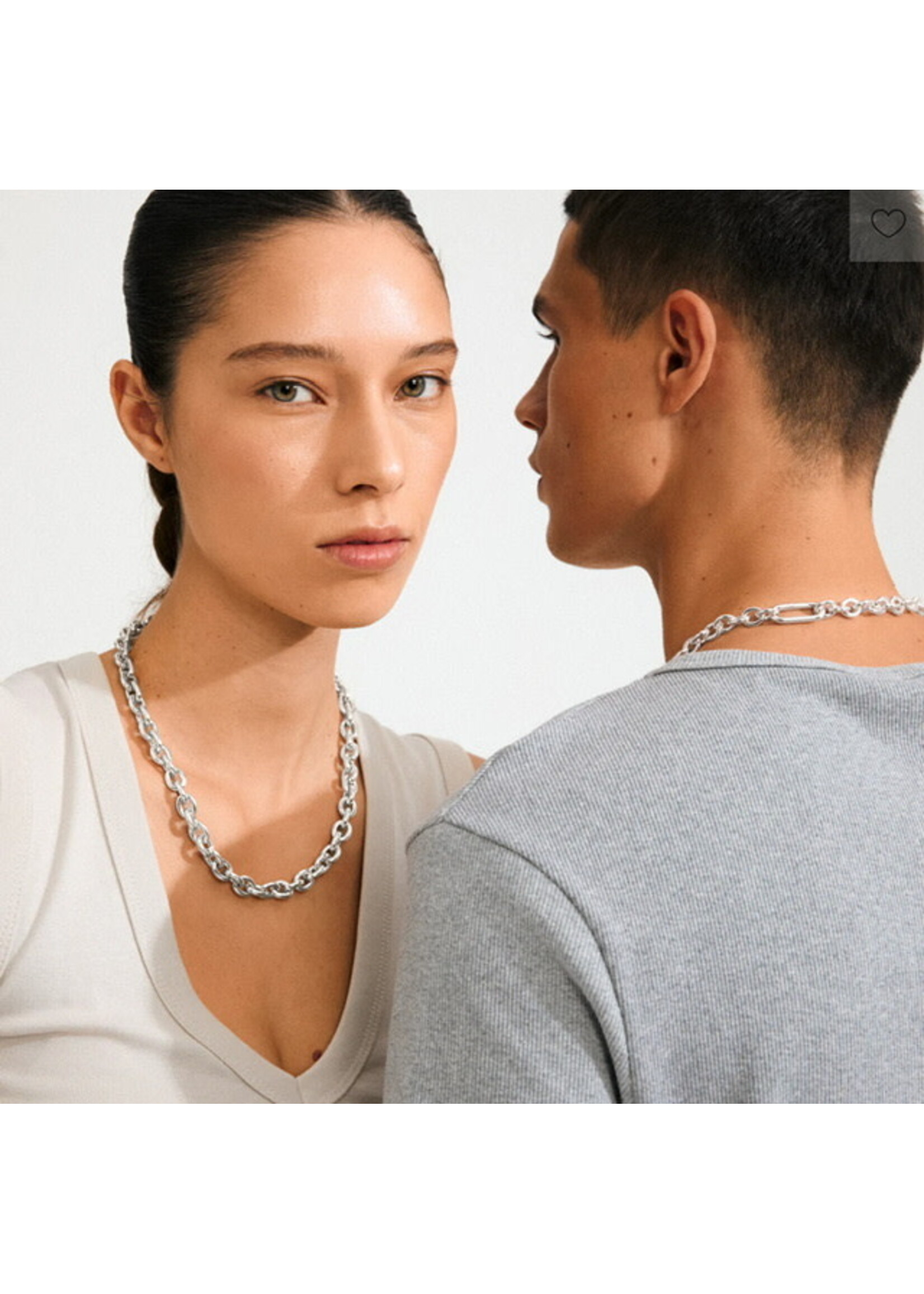 Pilgrim PHASE necklace silver-plated