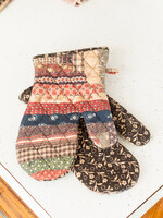 April Cornell Harvest Harmony Patchwork Oven Mitt