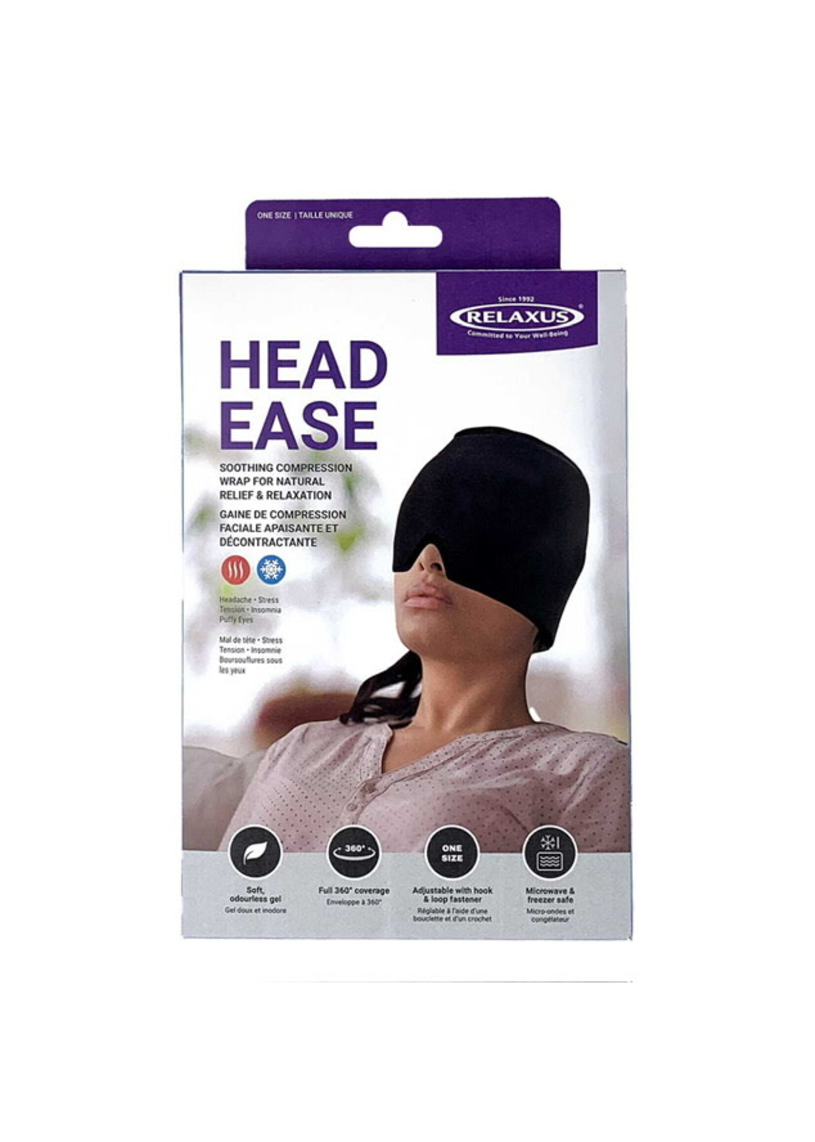 Relaxus Beauty Head Ease - Migraine Relief Cap