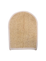 Relaxus Beauty Vegan 2-IN-1 Loofah Bath Mitt With Hanging Loop