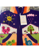 Alpaca Happy Sweater Purple Size 4