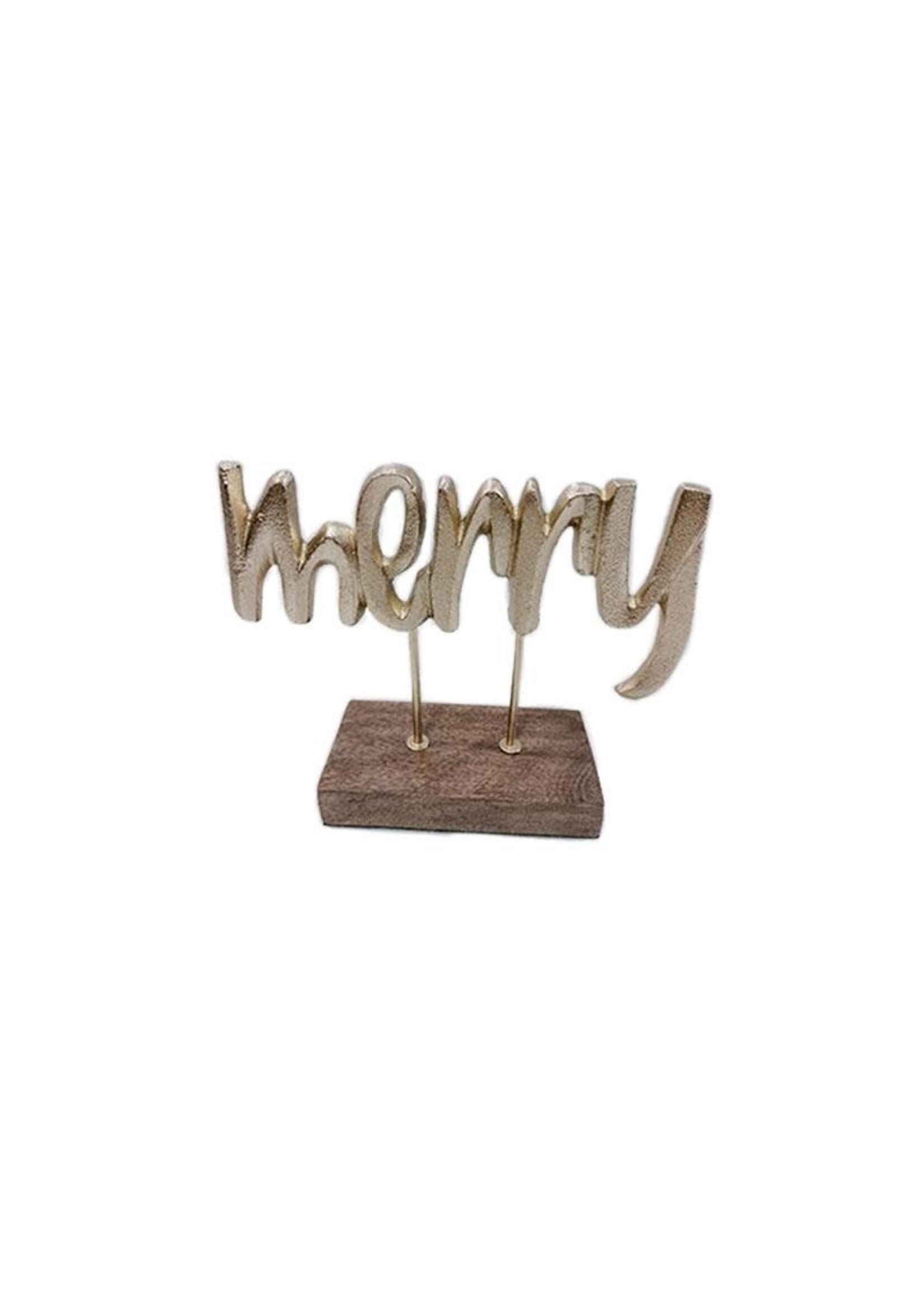 MERRY STANDING SIGN