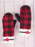 Canada Maple Leaf Themed Mittens