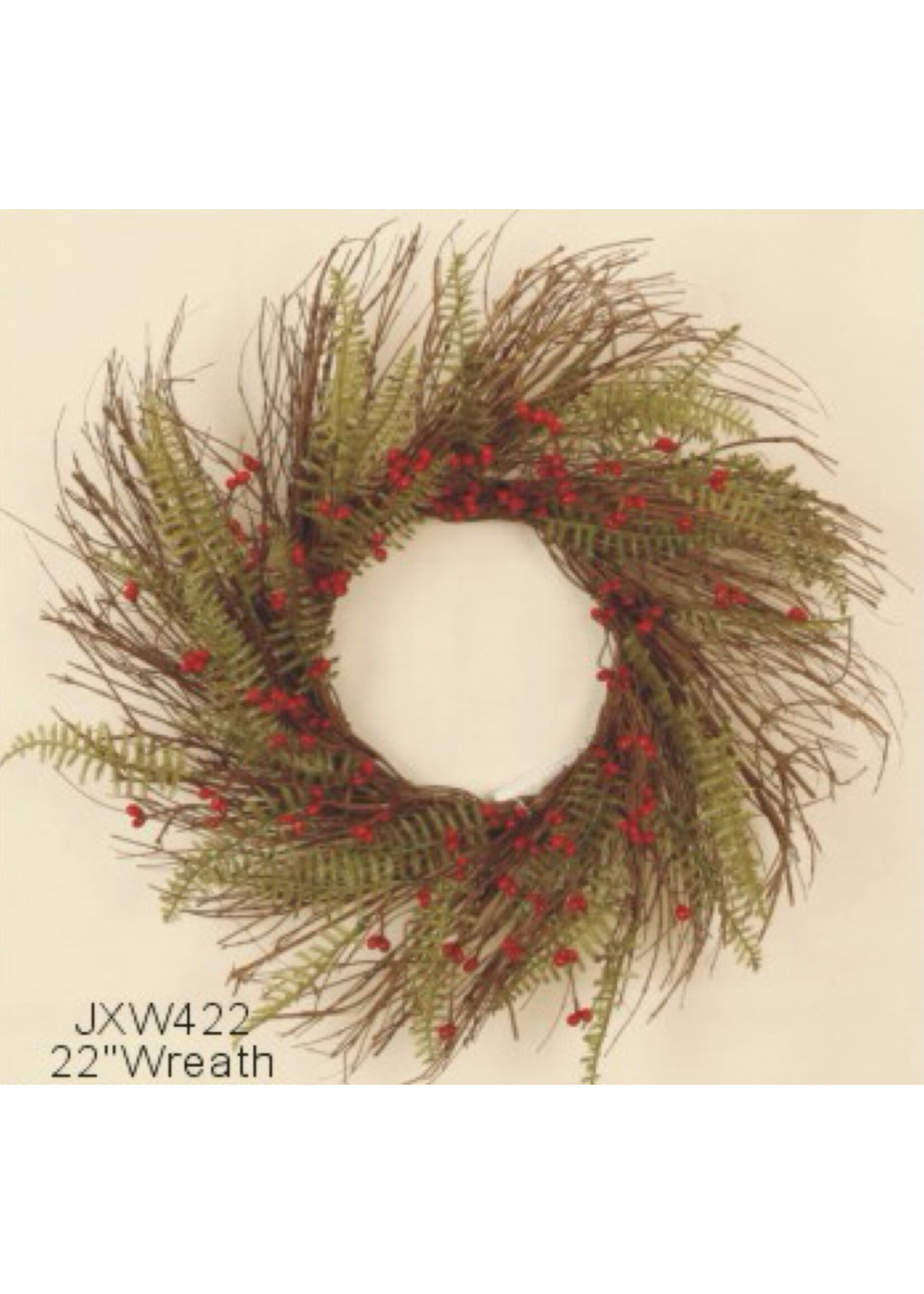 22” Christmas Wreath