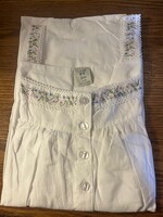 Baba 100% Cotton Nightgown w Embroidery - Short ND110