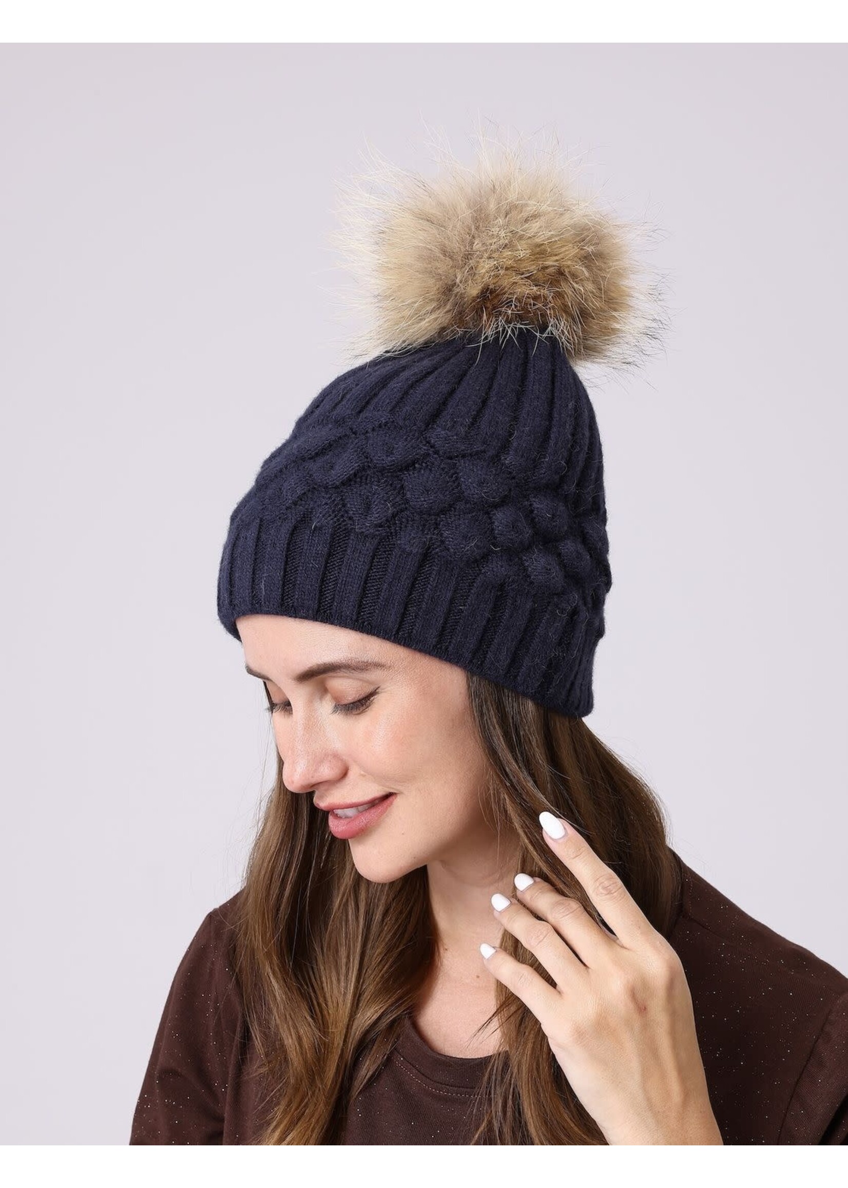Cashmere Hat Navy