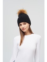 Angora/Wool Hat Black
