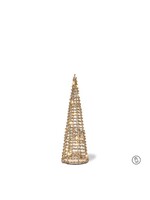 Small Ribbon Cone Tree with 20 LED Lights