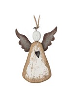 Rustic Angel Ornament - ASST