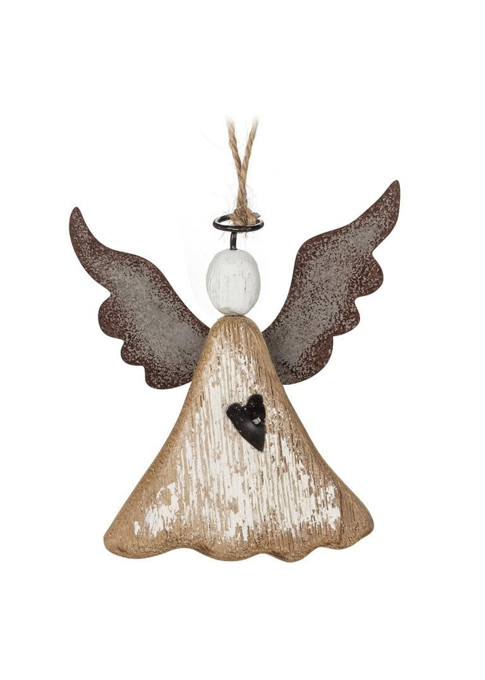 Rustic Angel Ornament - ASST