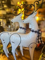 Tall Standing Reindeer -White