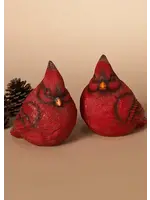 4.72"H RESIN SLEEPING CARDINAL FIGURINE