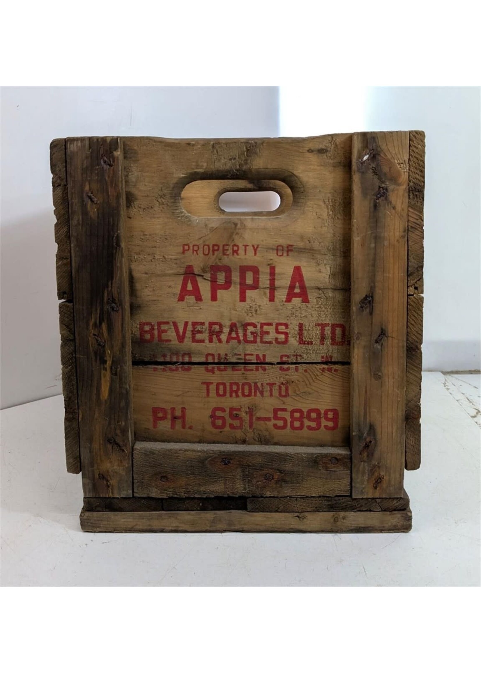 Appia Beverages Ltd Wooden Crate