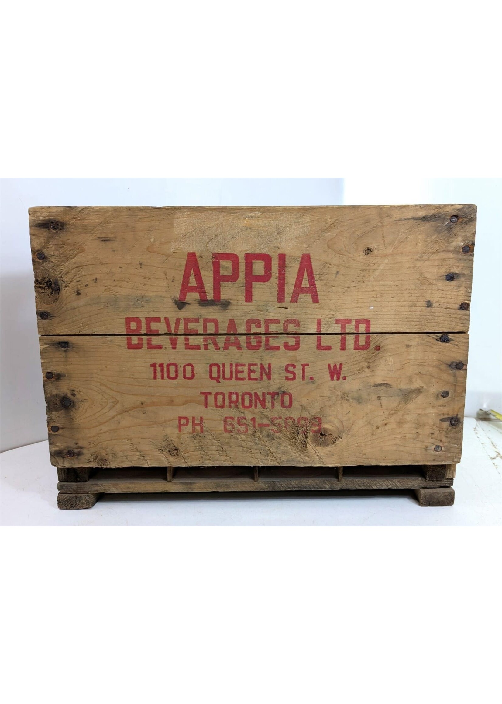 Appia Beverages Ltd Wooden Crate