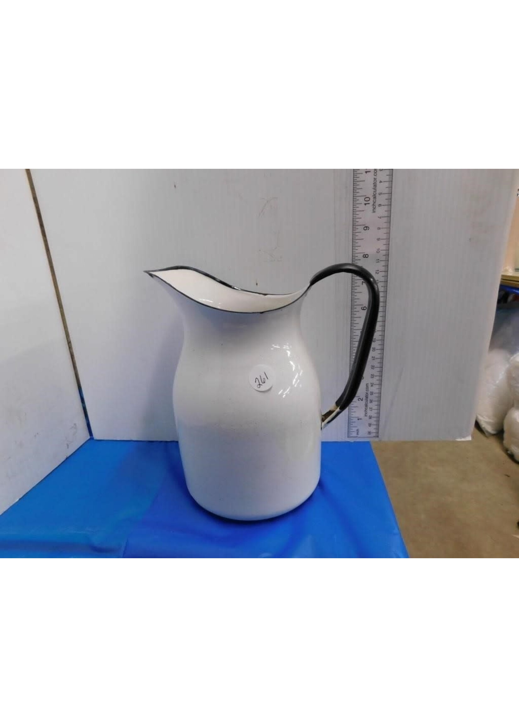 ENAMELWARE PITCHER