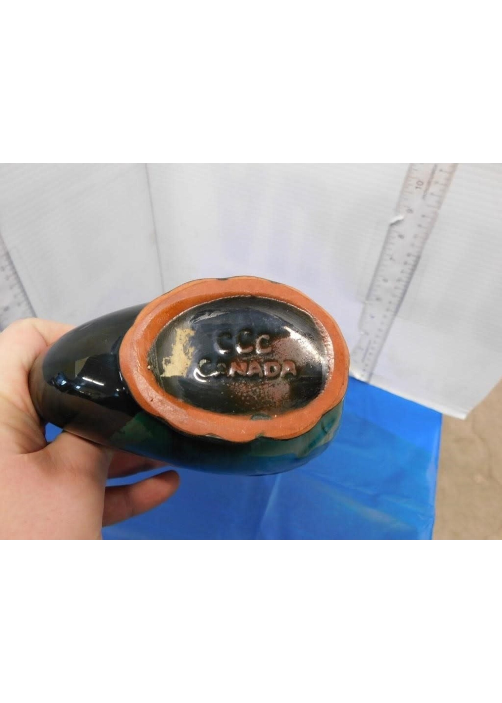 BLUE MOUNTAIN FISH VASE