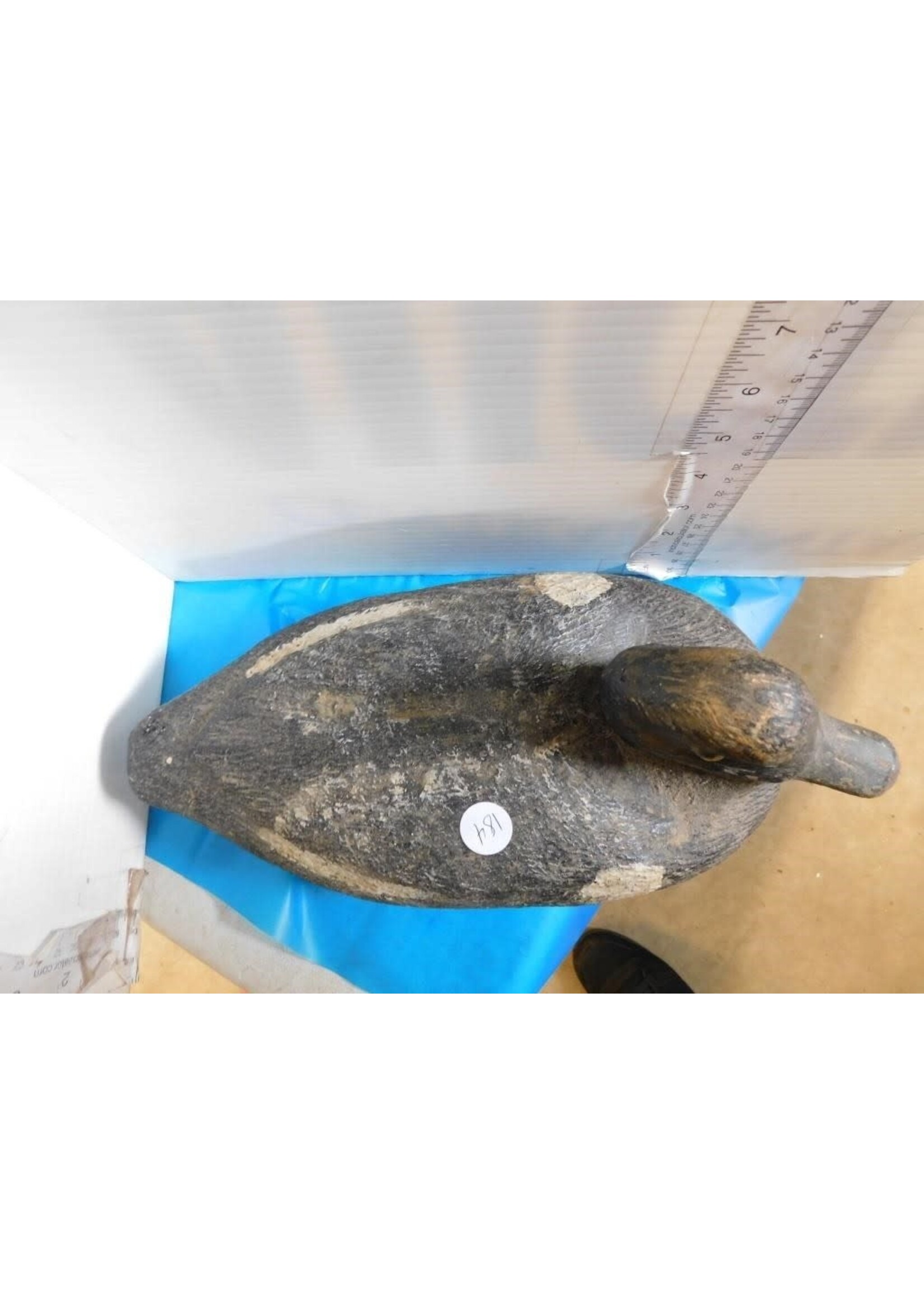 ANTIQUE WOOD CARVED DUCK DECOY