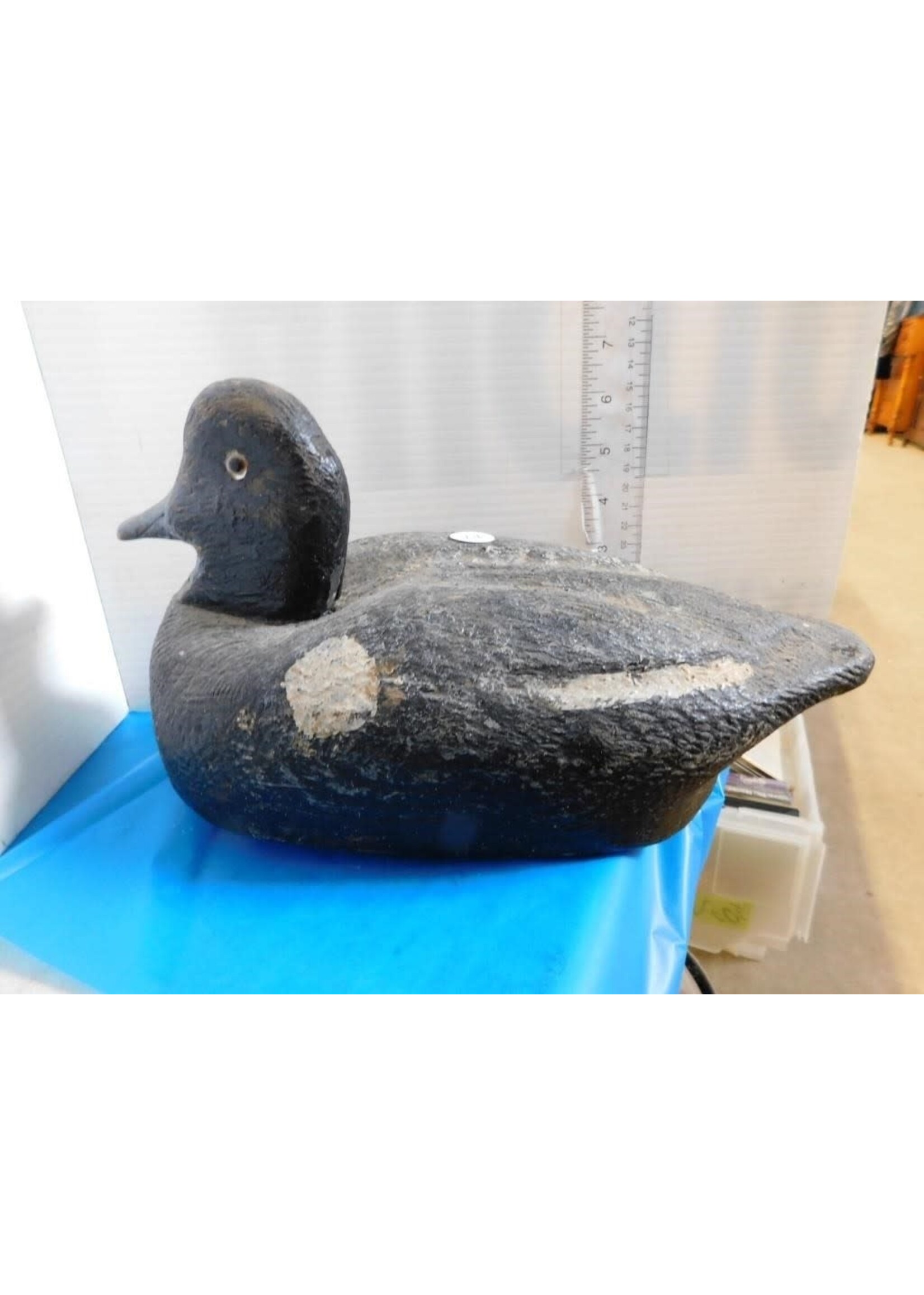 ANTIQUE WOOD CARVED DUCK DECOY