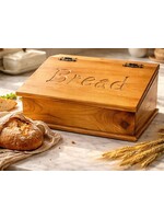 VINTAGE WOODEN BREAD BOX