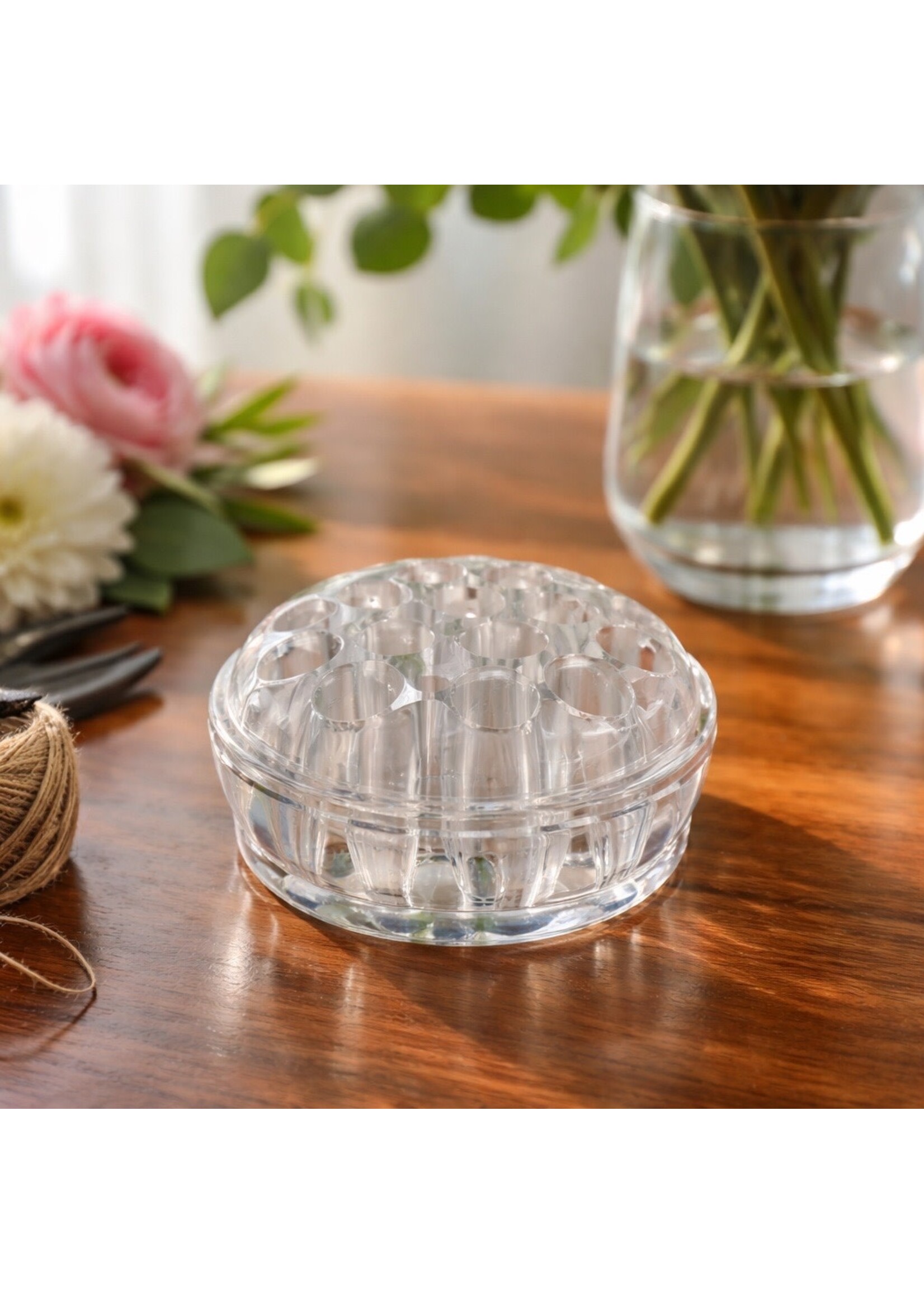 Vintage Glass Flower Frog