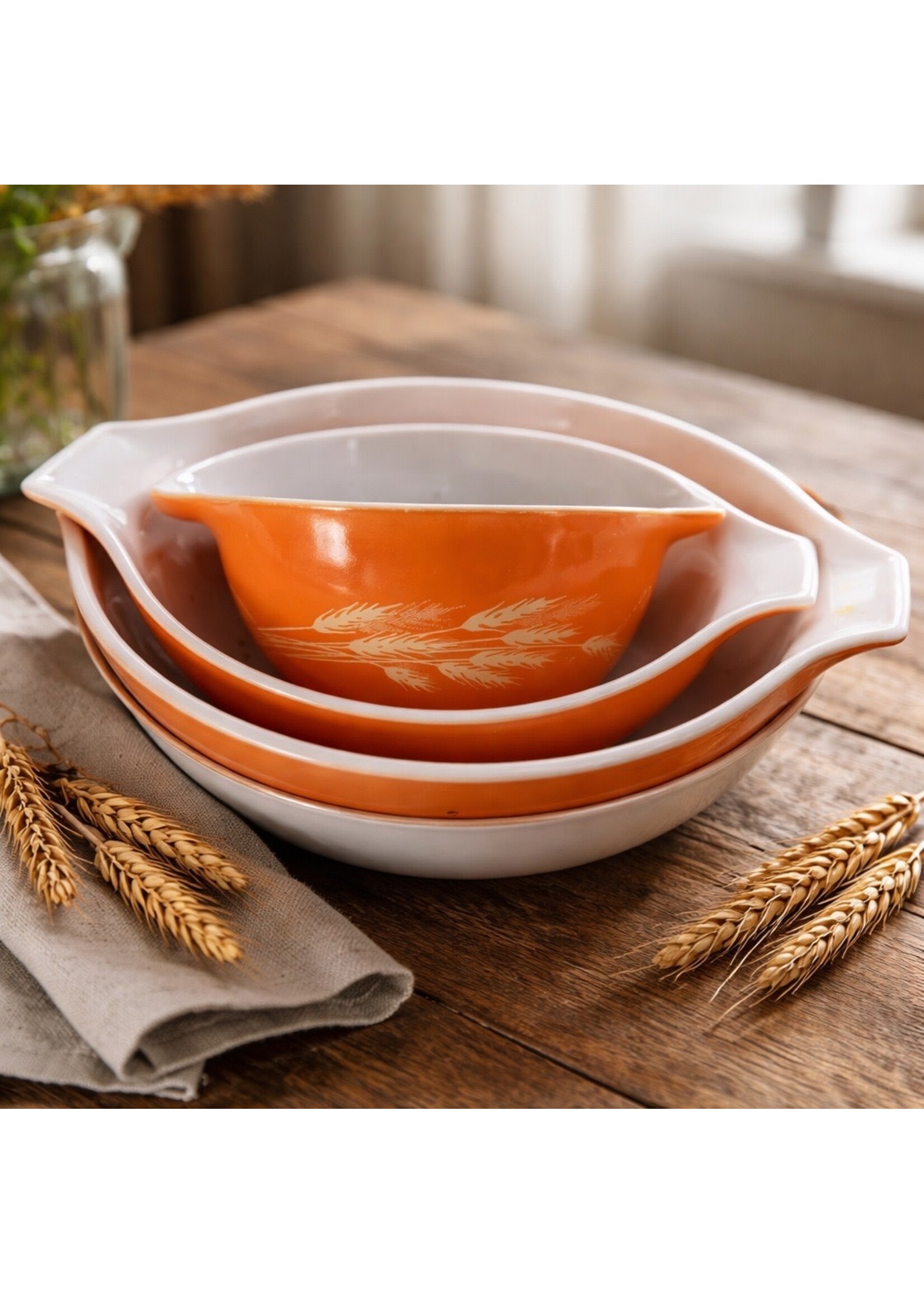Vintage Pyrex Bowls set