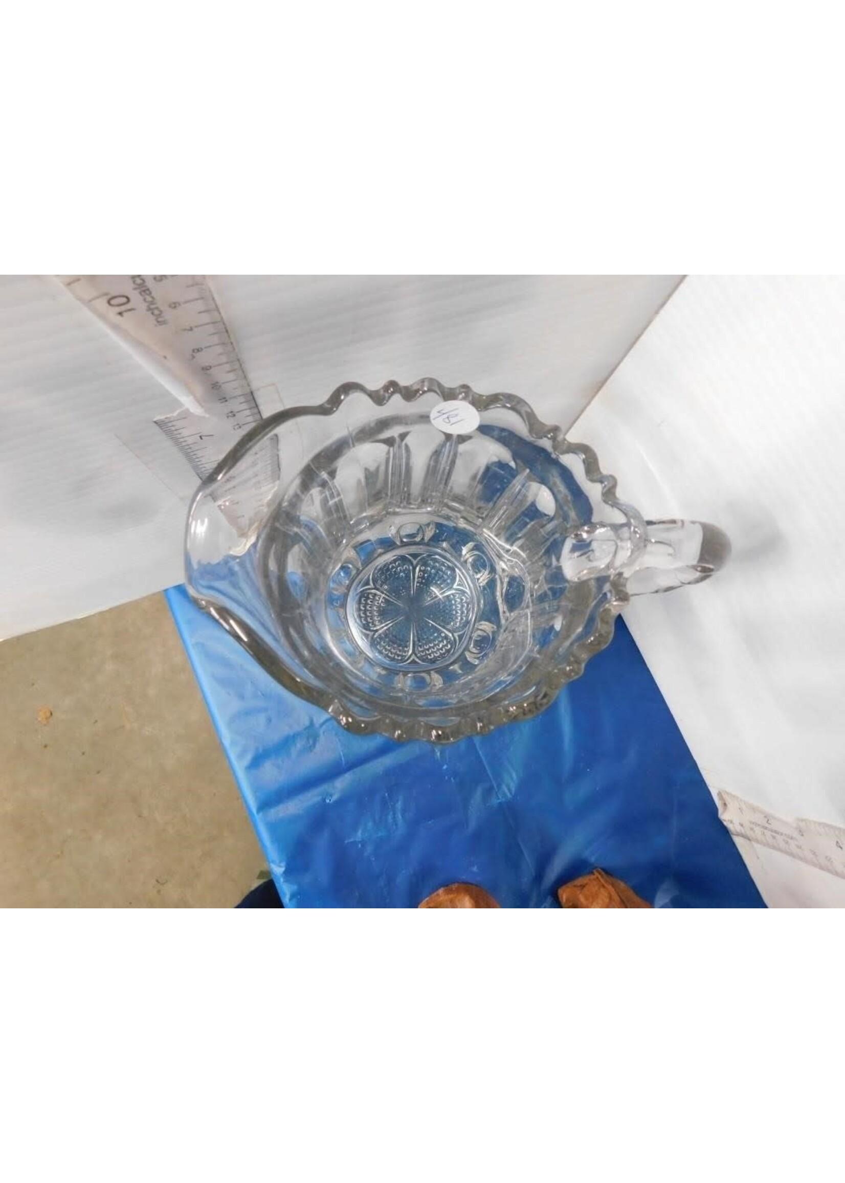 EARLY AMERICAN PATTERN GLASS PANEL 9”