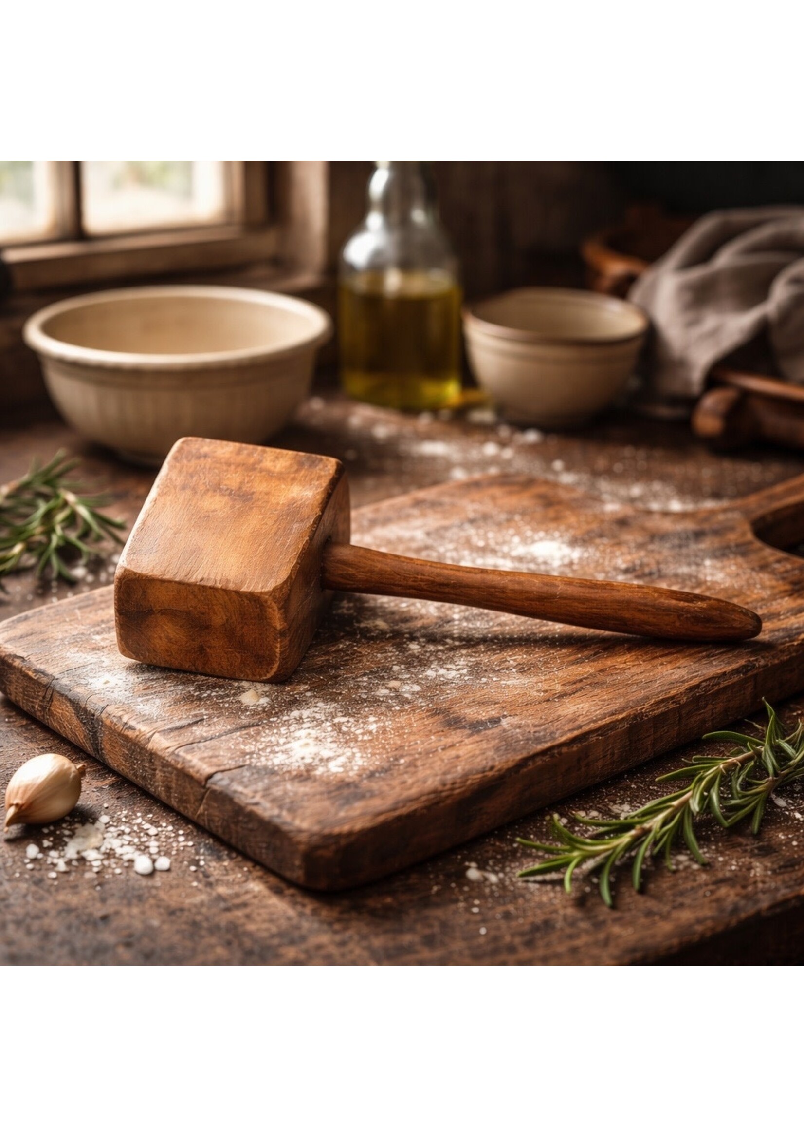 RUSTIC WOODEN MALLET