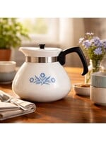 VINTAGE CORNING WARE TEA POT - Blue Cornflower