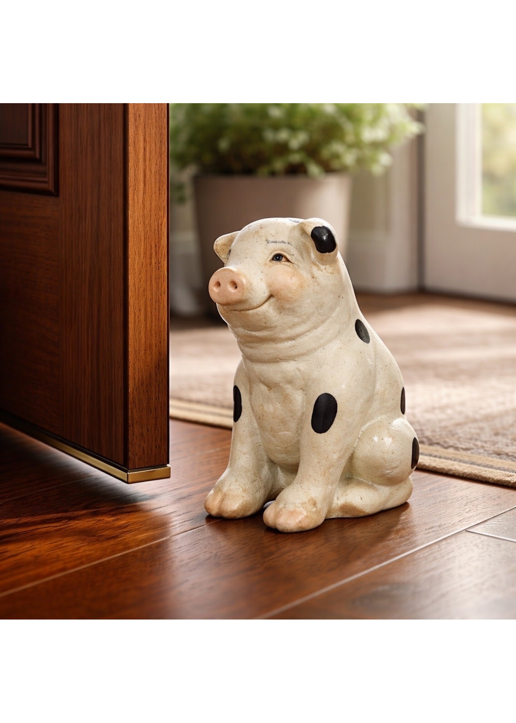 CAST ART - PIG - SIGNED ON BOTTOM 8”