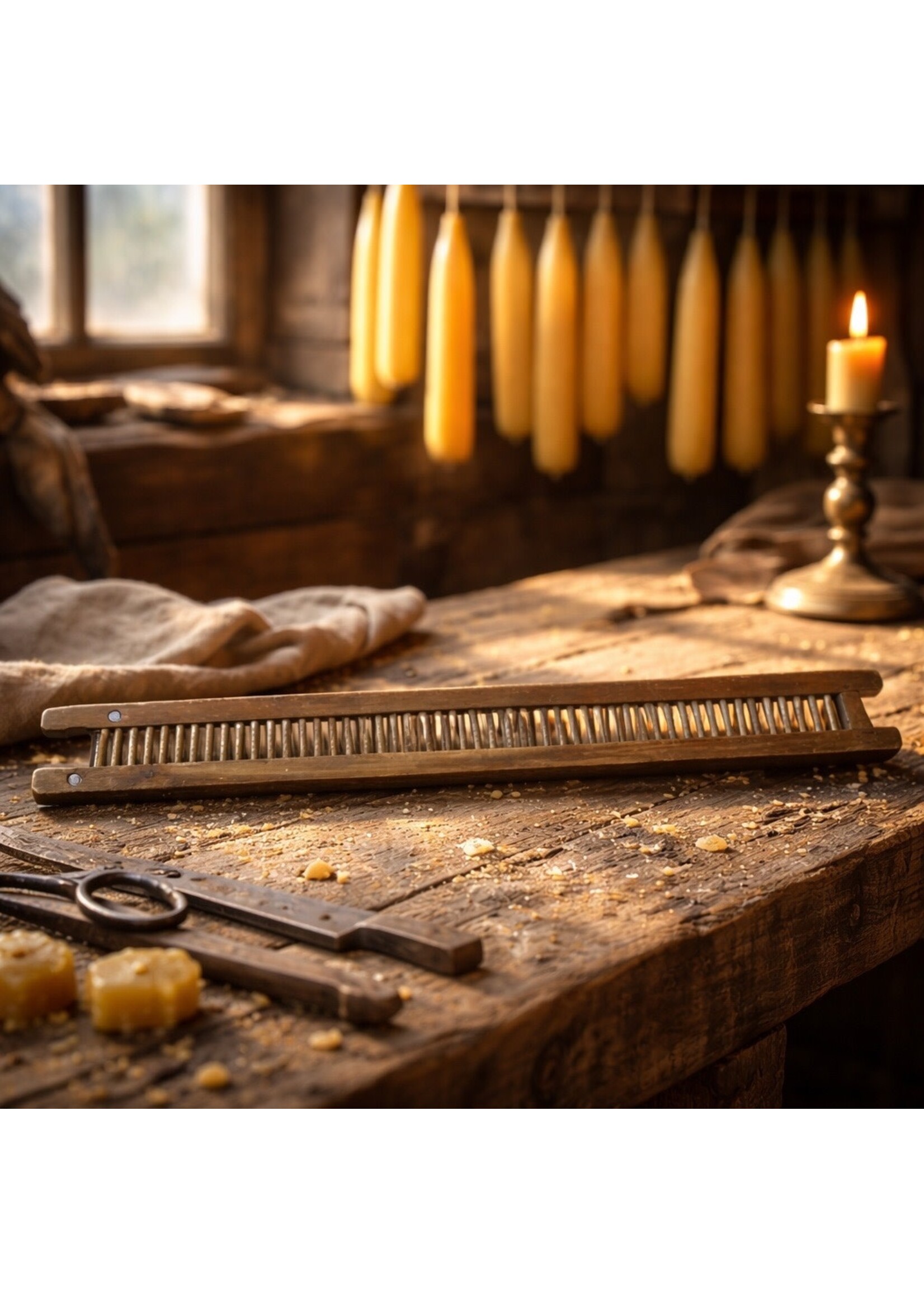 VINTAGE FORM FOR DIPPING MULTIPLE CANDLES