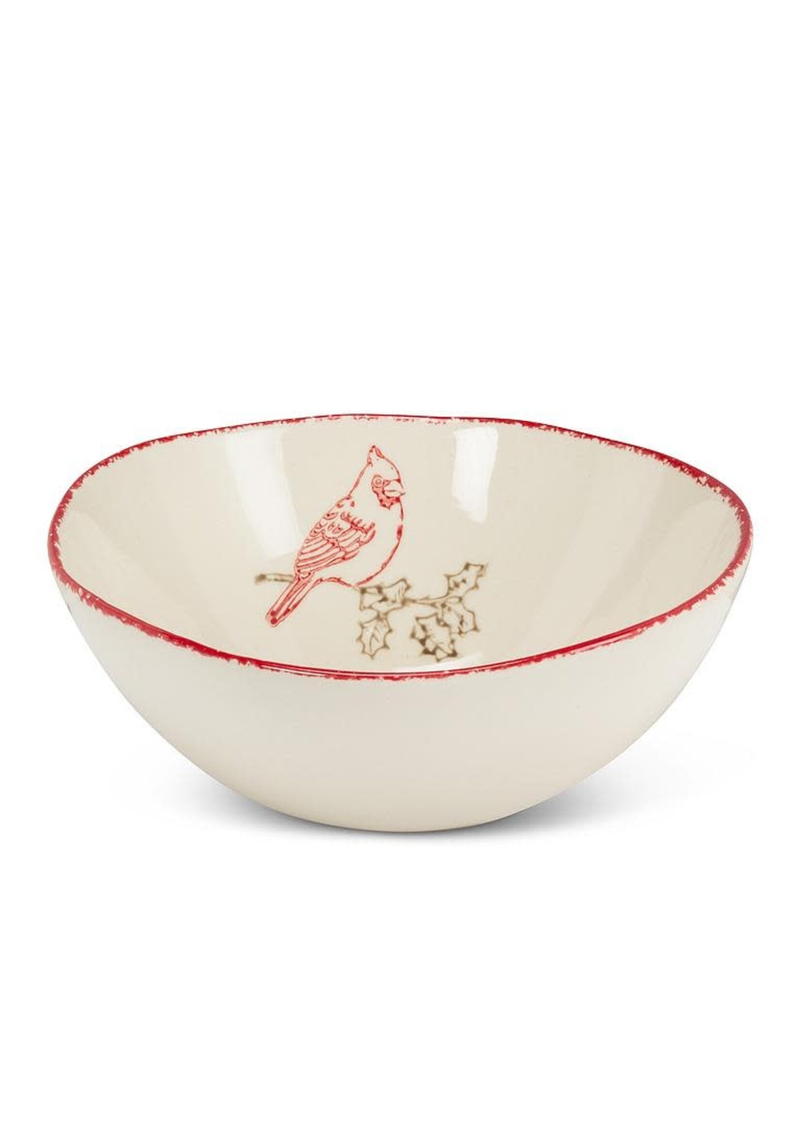 Cardinal Stamp Large Bowl