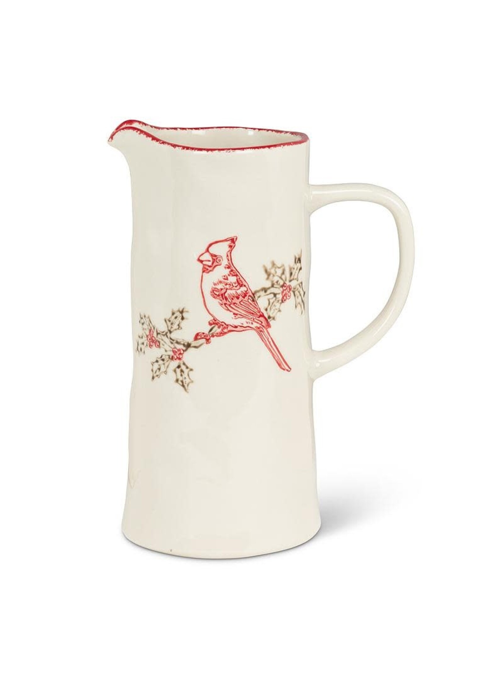 Cardinal Stamp Large Pitcher