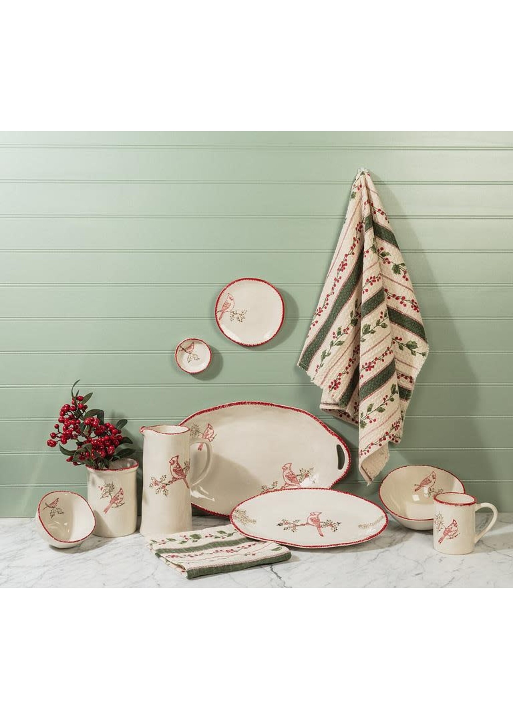 Cardinal Stamp Small Plate