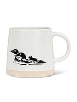 Wide Base Mug with Loons