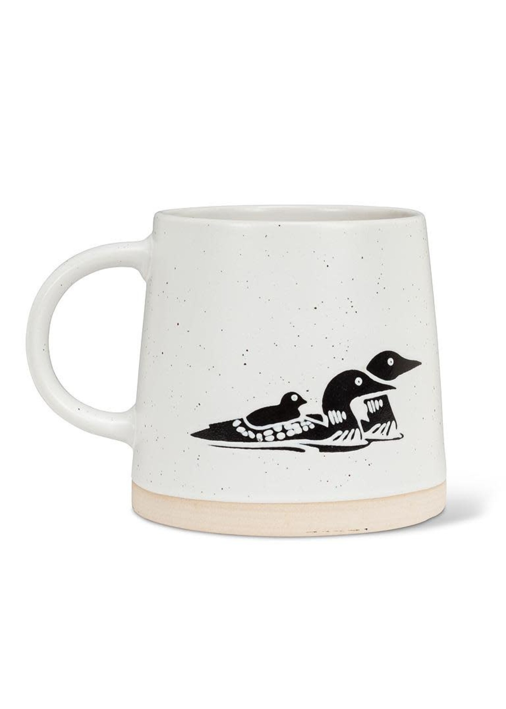 Wide Base Mug with Loons