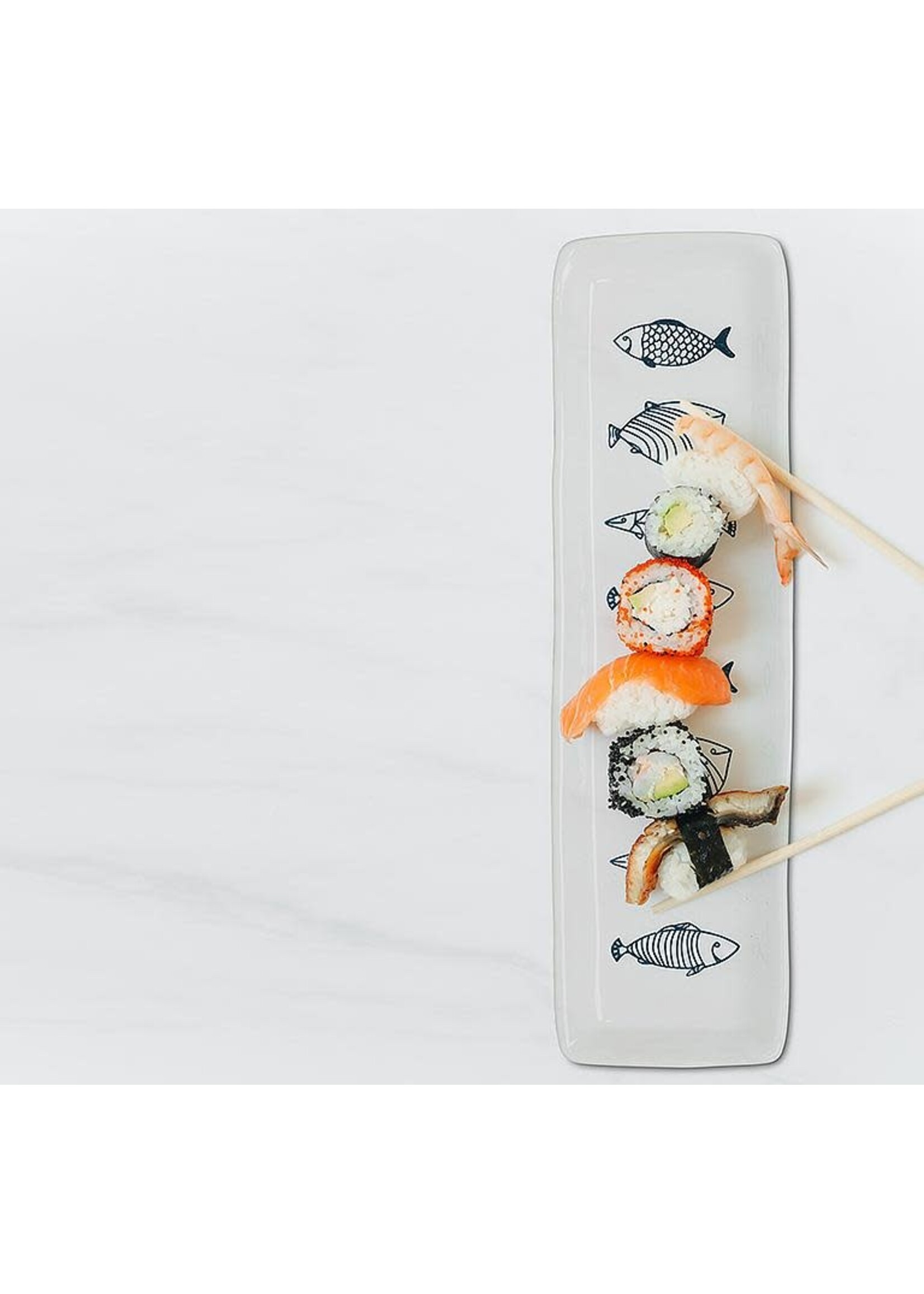 Long Slim Fish Plate