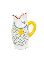 Blue Scale Fish Jug