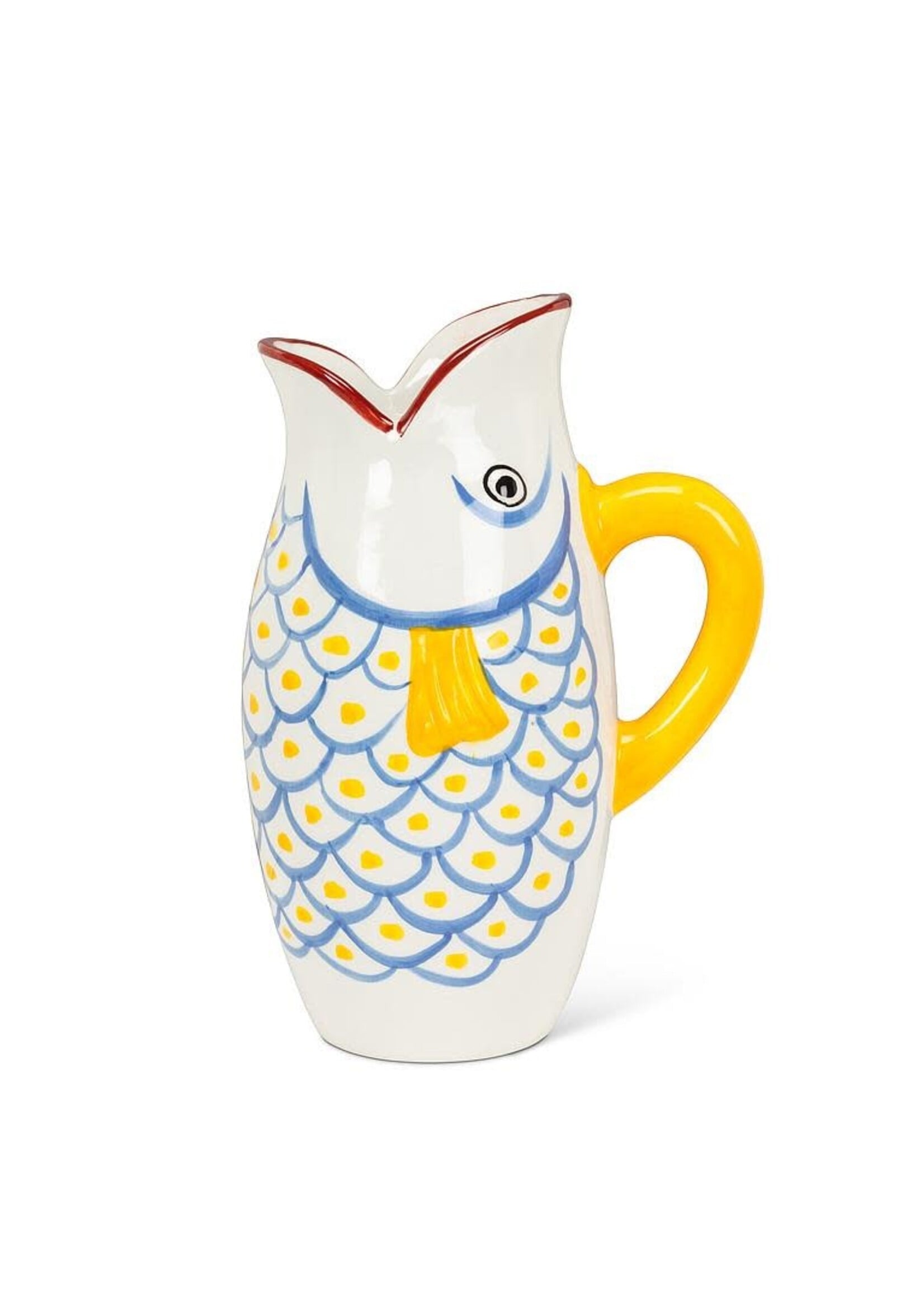 Blue Scale Fish Jug