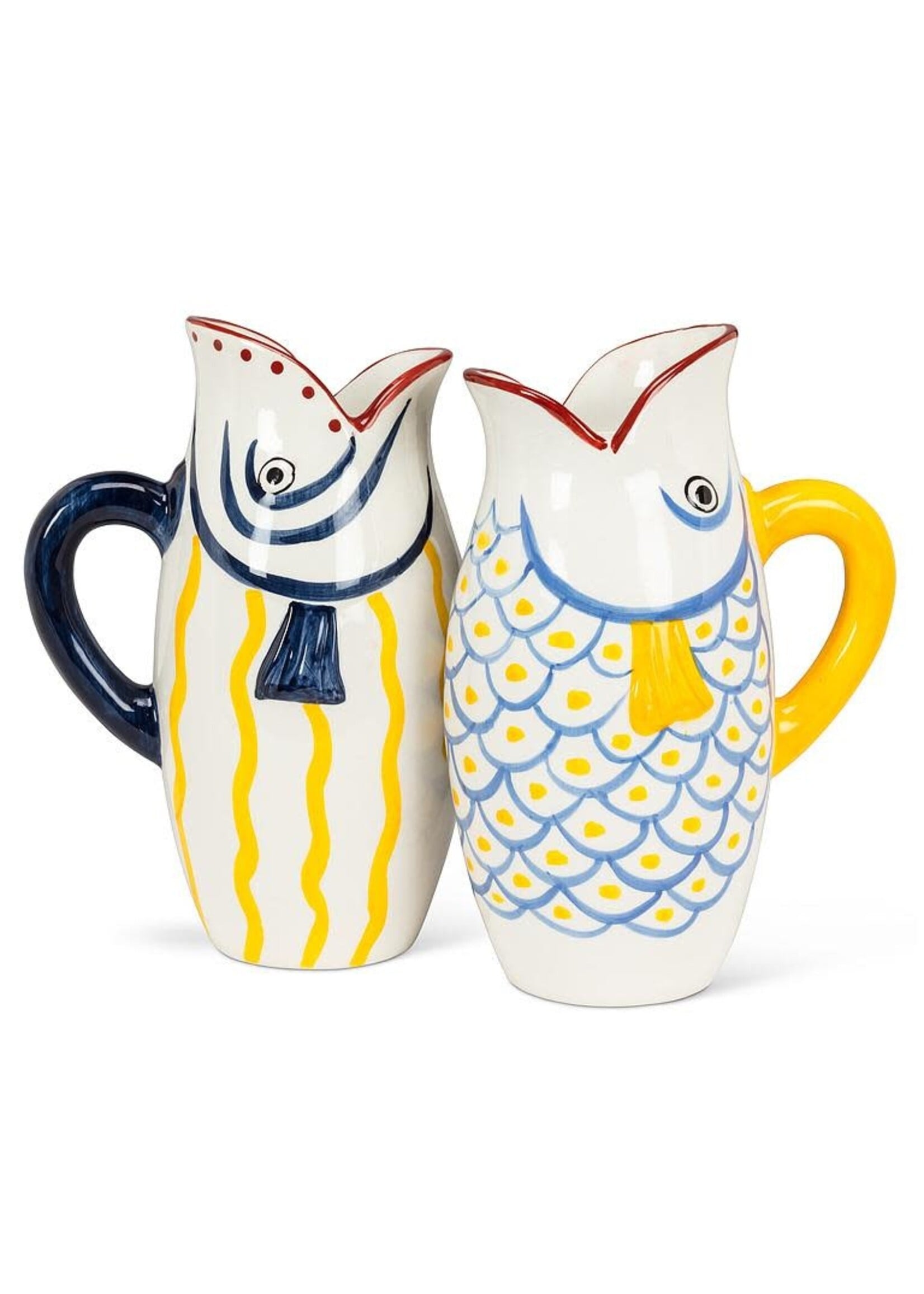 Blue Scale Fish Jug
