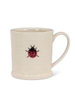 Ladybug on Rimmed Mug