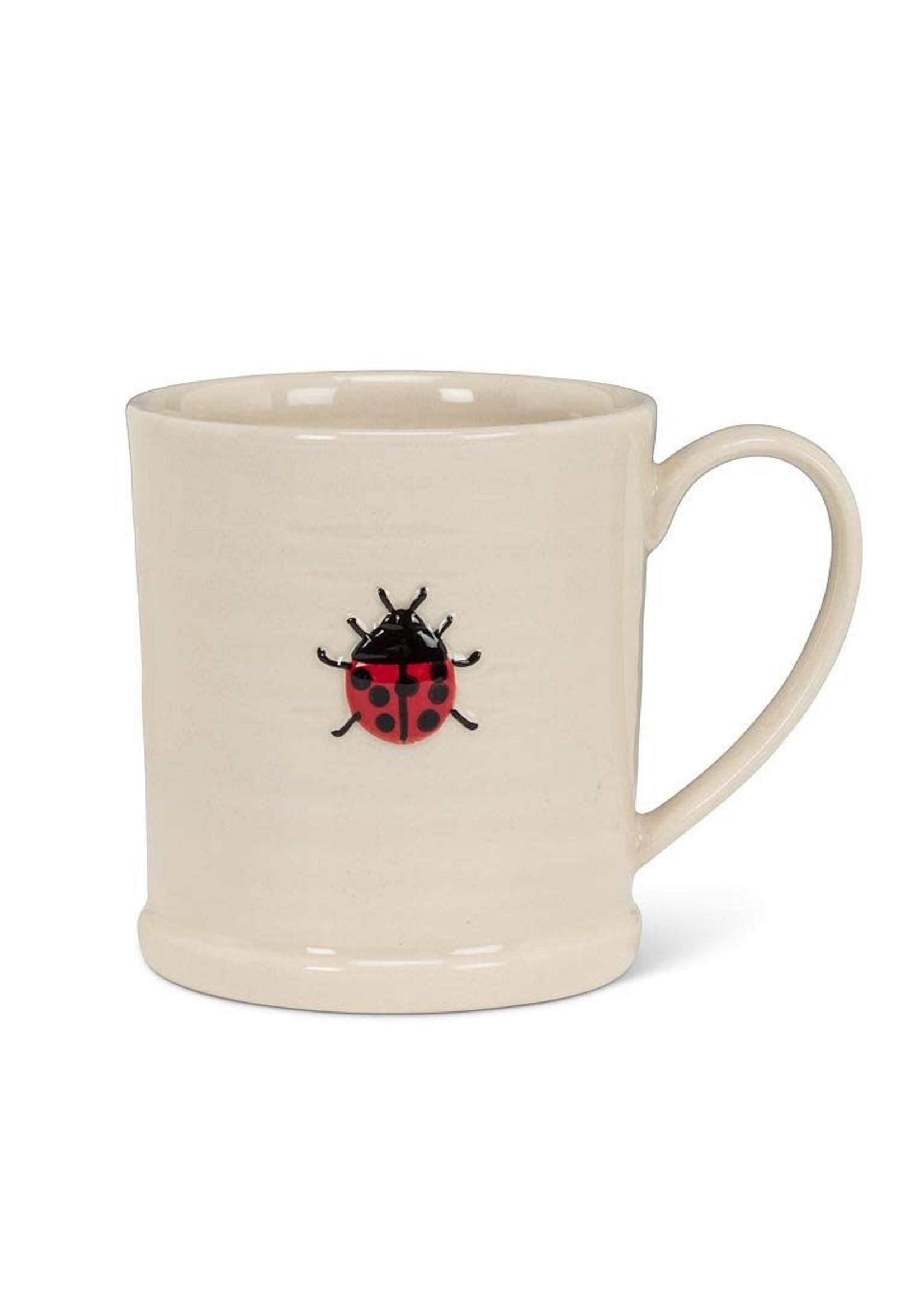 Ladybug on Rimmed Mug