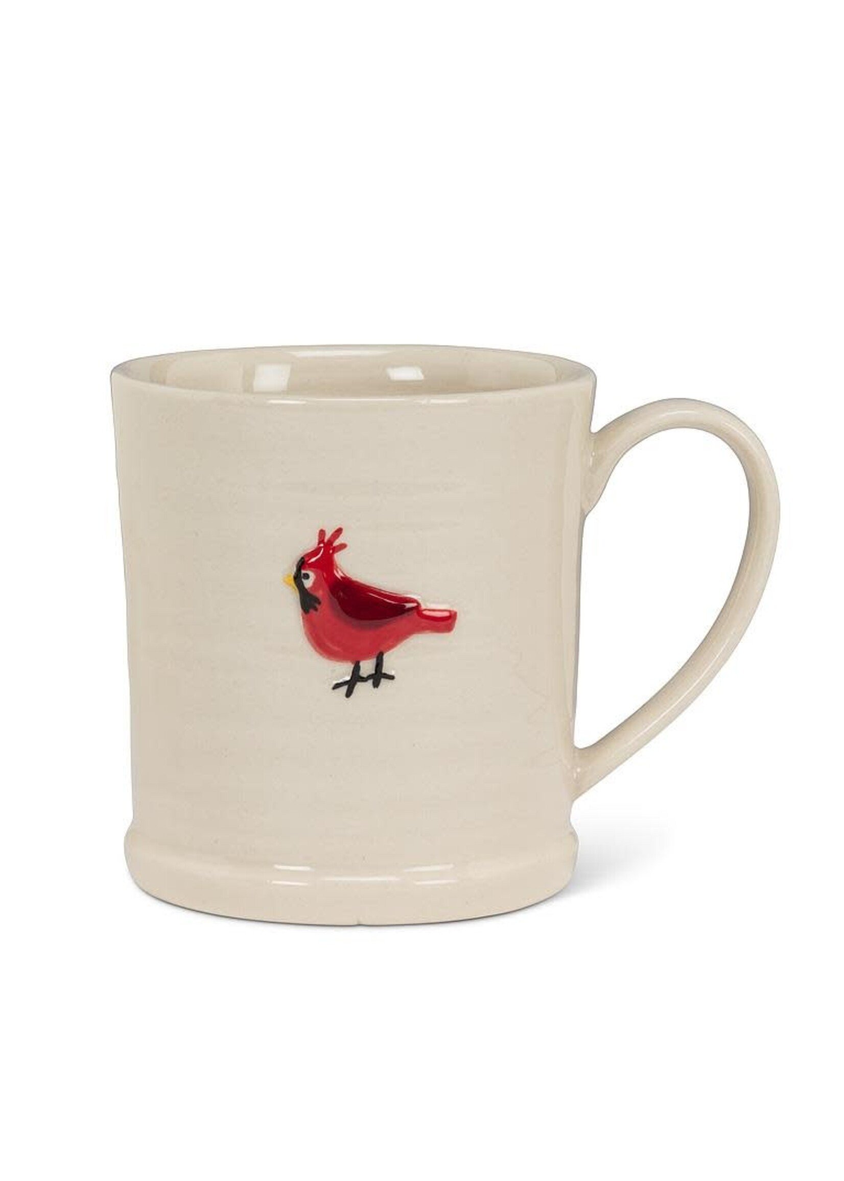 Cardinal on Rimmed Mug
