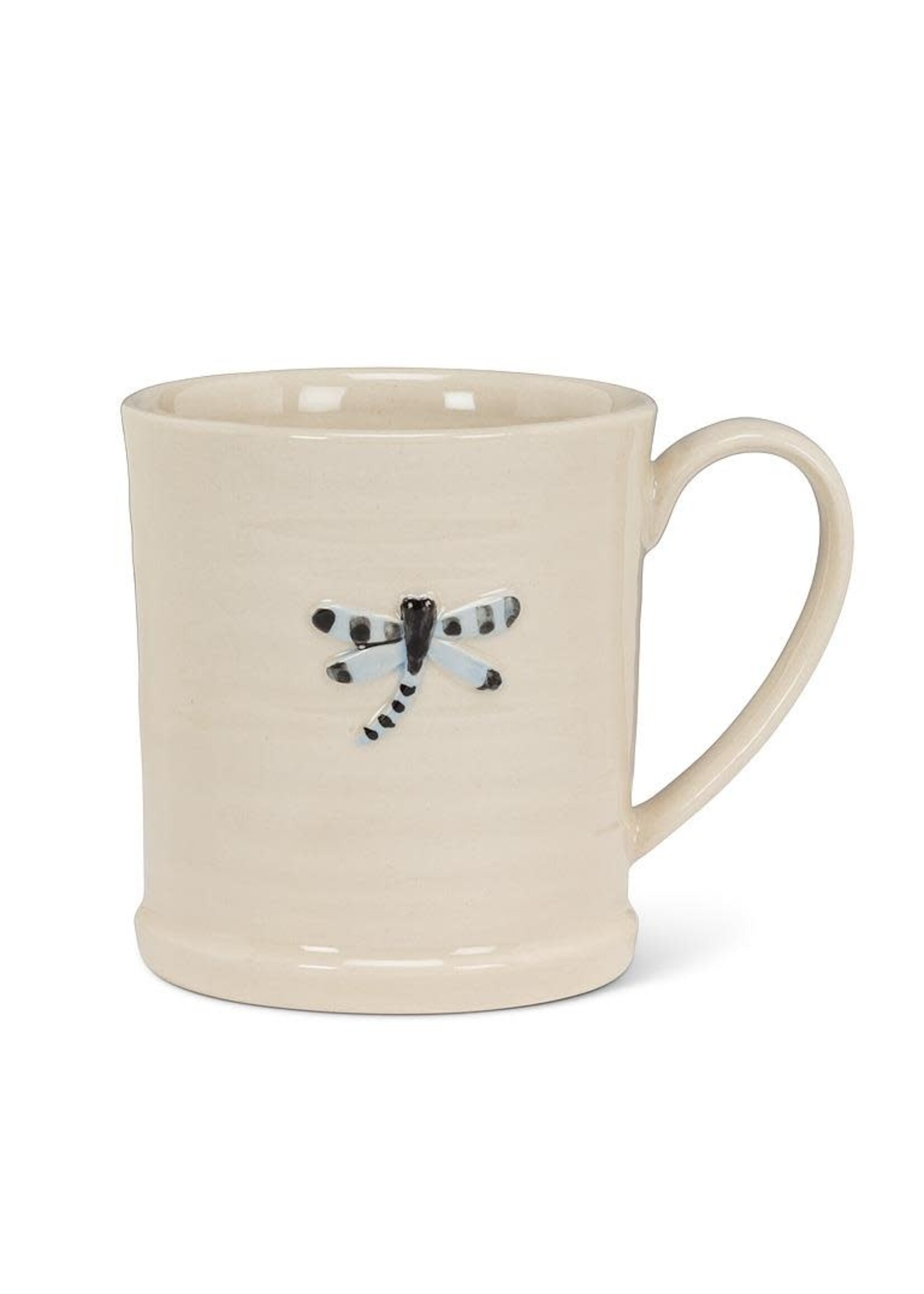 Dragonfly on Rimmed Mug