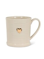 Heart on Rimmed Mug