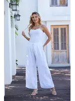 Orange Fashion Village Lula's Eyelet Pants - White